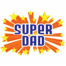 Super Dad photo sculptures