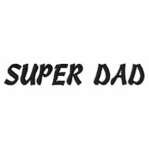 SUPER DAD   POLO SHIRT - Customized embroidered shirts