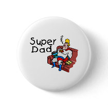 Super Dad (Sleeping) buttons by CelebrationZazzle Super Dad (Sleeping) buttons
