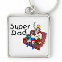 Super Dad (Sleeping) Key Chains