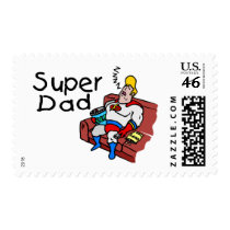 Super Dad (Sleeping) postage