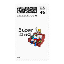 Super Dad (Sleeping) postage