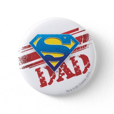 Super Dad Stripes buttons