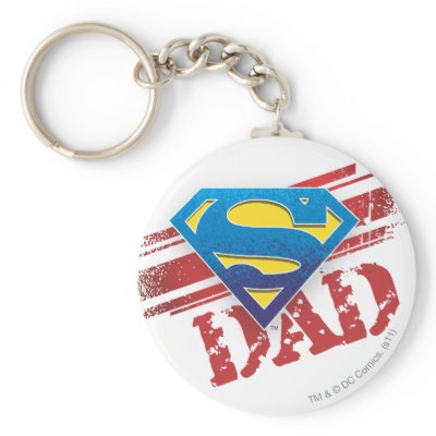 Super Dad Stripes keychains