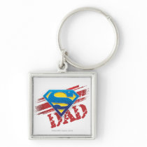 Super Dad Stripes Keychains