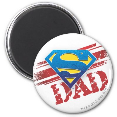 Super Dad Stripes magnets