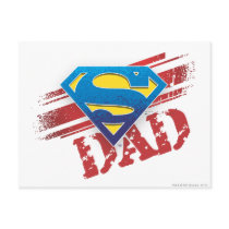 Super Dad Stripes Post Cards