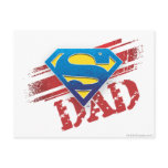 Super Dad Stripes Post Cards