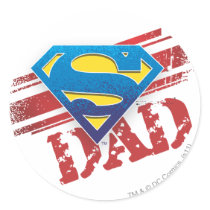 Super Dad Stripes Sticker