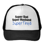 Super Dad Super Husband Super Tired (2) Hats