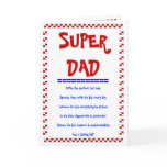 SUPER DAD, SUPER KID CARD