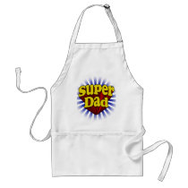 Super Dad, Superhero Red/Yellow/Blue Aprons