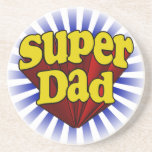 Super Dad, Superhero Red/Yellow/Blue Coasters