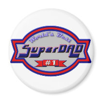 Super Dads for the Family magnets