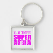 Super Daughters in Law Pink Super Daughter in Law Key Chain