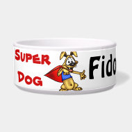 Super Dog Customized Dog Bowls petbowl