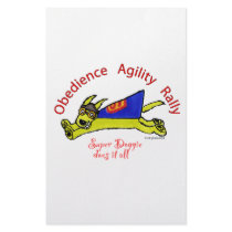 Super Doggie Does It All stationery