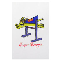 Super Doggie Jump stationery