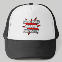 Super Duper Awesome Firefighter Mesh Hats