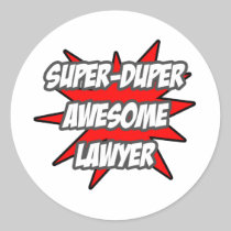Super Duper Awesome Lawyer Sticker