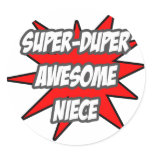 Super Duper Awesome Niece Stickers
