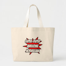 Super Duper Awesome Norwegian Tote Bag