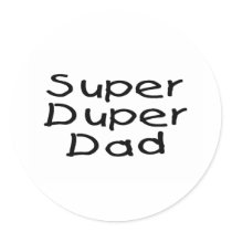 Super Duper Dad (2) stickers