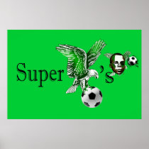 Super Eagles super cool Naija Eagles logo Posters