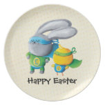 Super Easter Team - custom txt - Party Plate