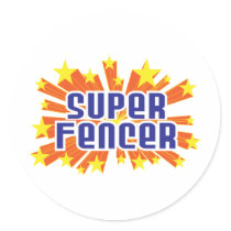 Super Fencer stickers