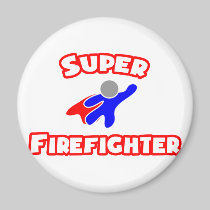 Super Firefighter Refrigerator Magnet