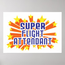 Super Flight Attendant Print