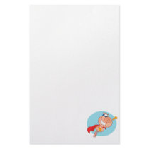 super flying pig hero cartoon customized stationery
