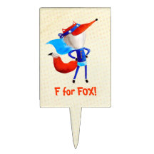 Super Fox Cake Toppers