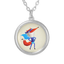 Super Fox Personalized Necklace