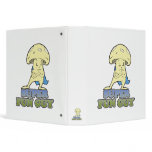 super fun guy fungi mushroom vinyl binder