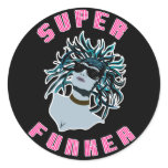 Super Funker Round Sticker