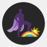 Super Gay - Round Stickers