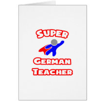 Super German Teacher Card