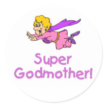 Super Godmother (Ppl) stickers by CelebrationZazzle Super Godmother (Ppl) stickers