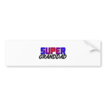 Super Granddad bumper stickers