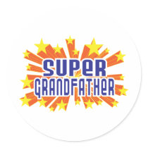 Super Grandfather stickers by busybrain Super Grandfather stickers