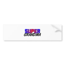 Super Grandma bumper stickers