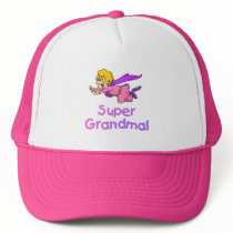 Super Grandma (Flying) hats