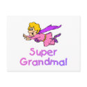 Super Grandma (Flying) postcards