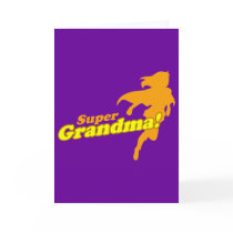 Super Grandma Grandmother Grandparent's Day cards