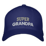 Super Grandpa Embroidered Baseball Caps