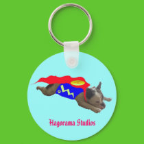 Super Haggie Keyring from Hagorama Studios keychains