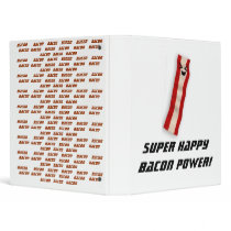 Super Happy Bacon Power! binders