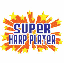 Super Harp Player Cut Outs